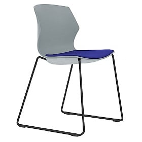 Pimlico Upholstered Stacking Sled Base Meeting and Breakout Chairs