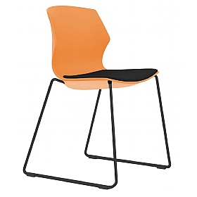 Pimlico Upholstered Stacking Sled Base Meeting and Breakout Chairs