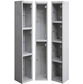Vault Anti-Theft Clear Door Germ Guard Lockers