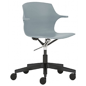 Pimlico Polypropylene Swivel Meeting and Breakout Chairs with Arms