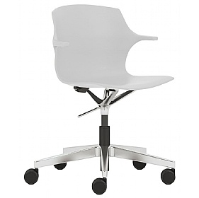 Pimlico Polypropylene Swivel Meeting and Breakout Chairs with Arms