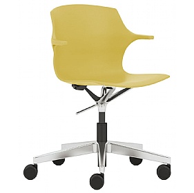 Pimlico Polypropylene Swivel Meeting and Breakout Chairs with Arms