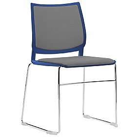 Vibe Plus Upholstered Sled Base Breakout and Conference Chairs