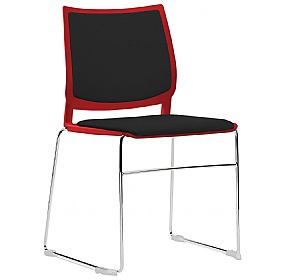 Vibe Plus Upholstered Sled Base Breakout and Conference Chairs