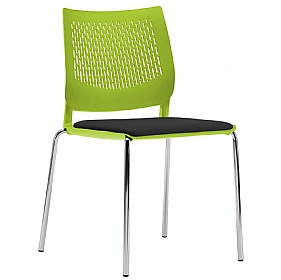 Vibe Upholstered 4-Leg Breakout and Conference Chairs
