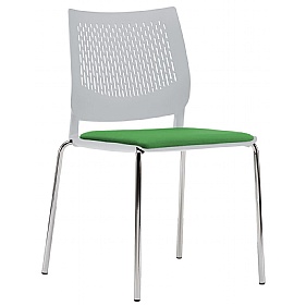 Vibe Upholstered 4-Leg Breakout and Conference Chairs