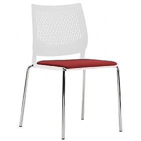 Vibe Upholstered 4-Leg Breakout and Conference Chairs