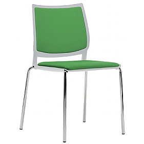 Vibe Plus Upholstered 4-Leg Breakout and Conference Chairs