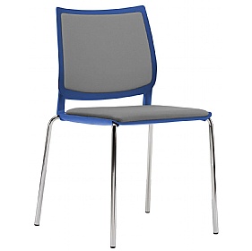 Vibe Plus Upholstered 4-Leg Breakout and Conference Chairs