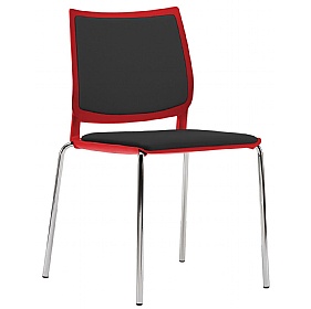 Vibe Plus Upholstered 4-Leg Breakout and Conference Chairs