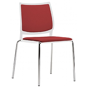 Vibe Plus Upholstered 4-Leg Breakout and Conference Chairs