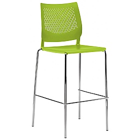 Vibe Polypropylene 4-Leg Meeting and Breakout Stool