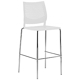 Vibe Polypropylene 4-Leg Meeting and Breakout Stool