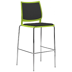 Vibe Plus Upholstered 4-Leg Meeting and Breakout Stool