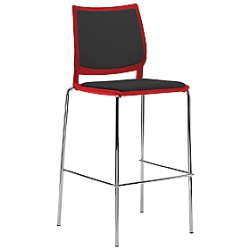 Vibe Plus Upholstered 4-Leg Meeting and Breakout Stool