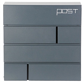 Phoenix Estilo Graphite Brick Letter Box