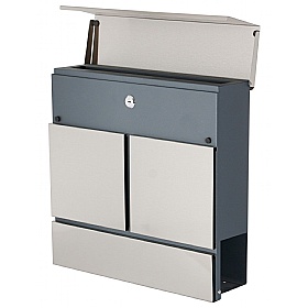 Phoenix Estilo Stainless Steel Brick Letter Box