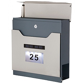 Phoenix Estilo Ilumno Stainless Steel Letter Box