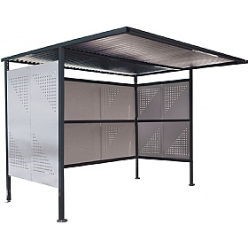 Traditional Secure Bicycle Shelters