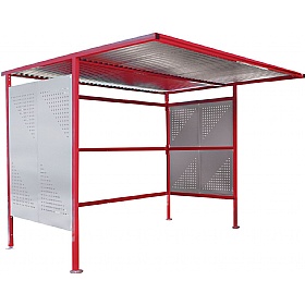 Traditional Secure Bicycle Shelters