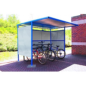 Traditional Secure Bicycle Shelters