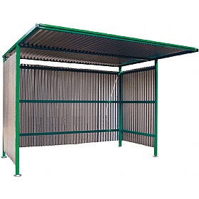 Traditional Secure Bicycle Shelters
