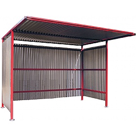Traditional Secure Bicycle Shelters
