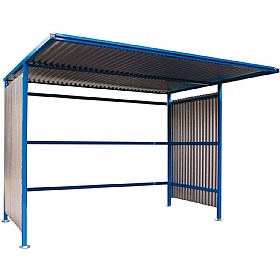 Traditional Secure Bicycle Shelters