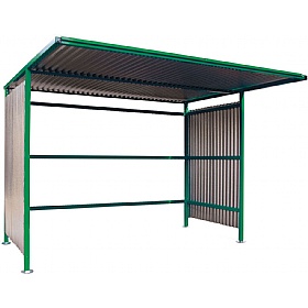 Traditional Secure Bicycle Shelters