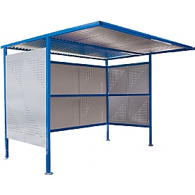 Traditional Secure Bicycle Shelters