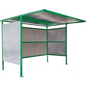 Traditional Secure Bicycle Shelters