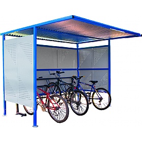 Traditional Secure Bicycle Shelters