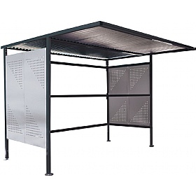 Traditional Secure Bicycle Shelters