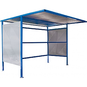 Traditional Secure Bicycle Shelters