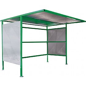 Traditional Secure Bicycle Shelters