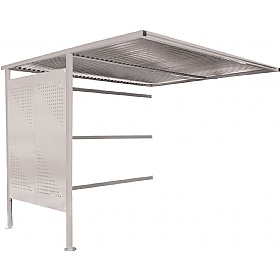 Traditional Secure Bicycle Shelters Extension