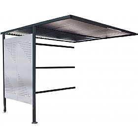 Traditional Secure Bicycle Shelters Extension