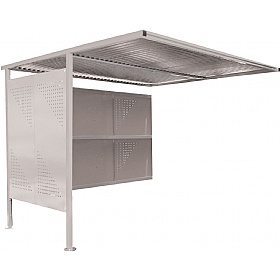 Traditional Secure Bicycle Shelters Extension