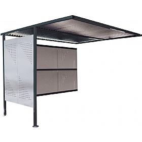 Traditional Secure Bicycle Shelters Extension