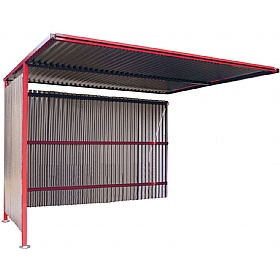 Traditional Secure Bicycle Shelters Extension