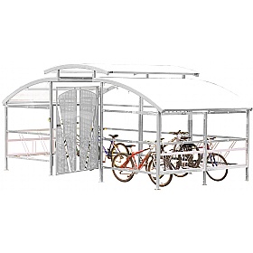 Fortress Secure Bicycle Compound Shelters