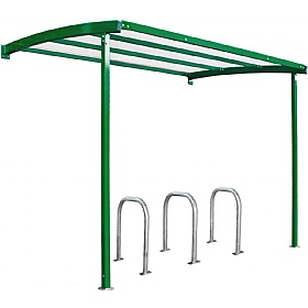 Wall Mounted Secure Bicycle Shelters