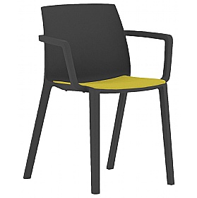 Win Upholstered Breakout and Canteen Chairs with Arms