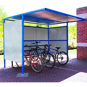 Traditional Secure Bicycle Shelters