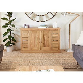 Mobel Oak Solid Wood Credenzas