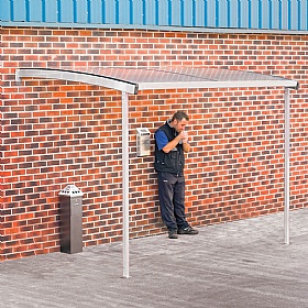Wall Mounted Smoking Shelters