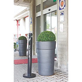 Smokers Pole Cigarette Bins