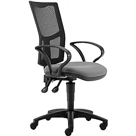 Air 3-Lever Mesh Back Operator Chairs