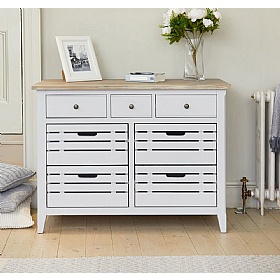 Signature Grey Solid Wood Sideboard