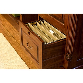 La Roque Mahogany Solid Wood Filing Cabinets - Office Storage